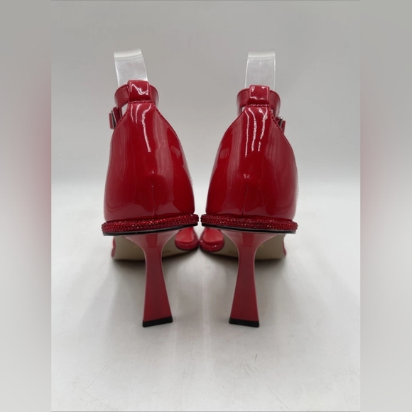 Elegant Red Stiletto Heels - Picture 4 of 4